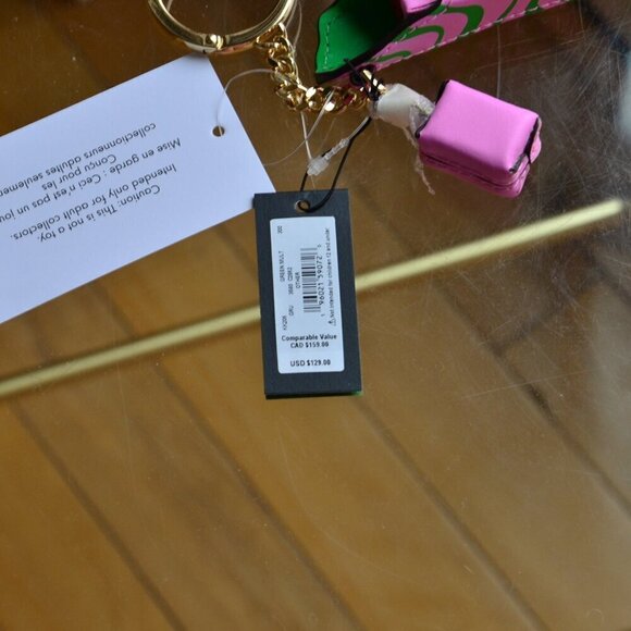 Kate Spade KK206 Bubble Gum Key Chain - Picture 6 of 9